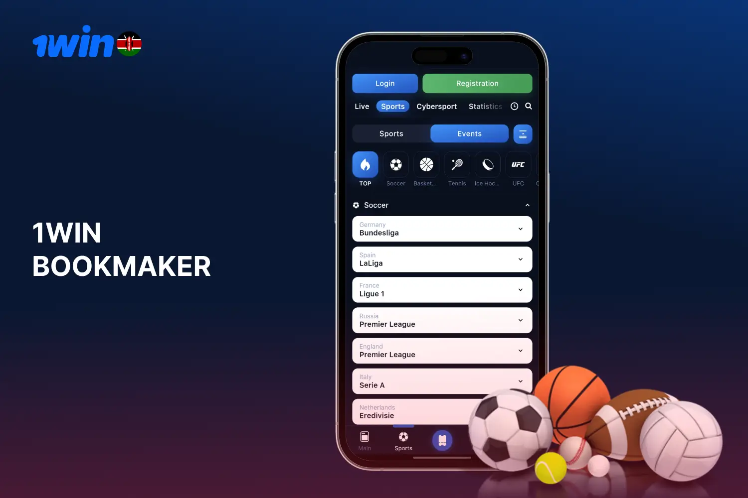 1win users in Kenya have access to a wide range of sports betting in over 35 disciplines and various modes including pre-match mode