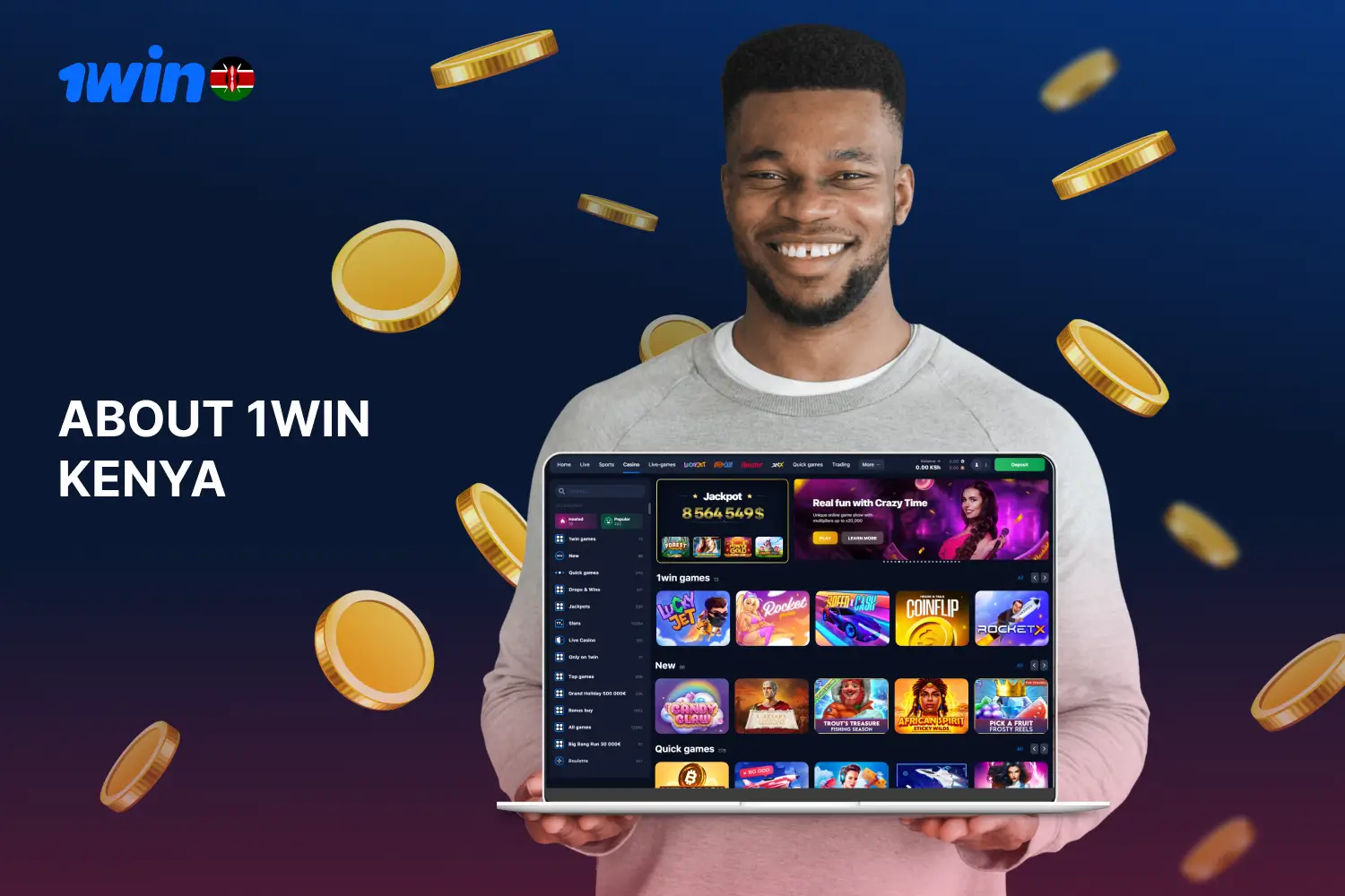 One of the largest bookmakers in Kenya 1win provides safe sports betting and a variety of bonuses for users