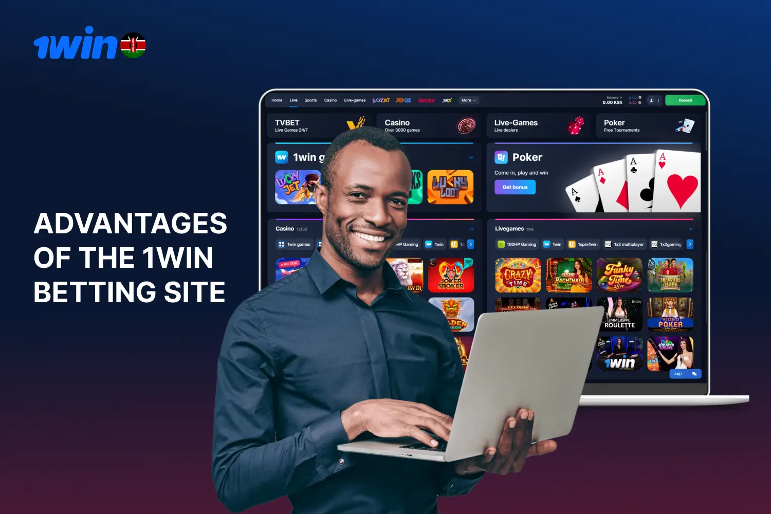 Kenyan bettors appreciate the benefits of 1win such as a variety of sports disciplines to bet on, high odds, convenient payment systems and many others