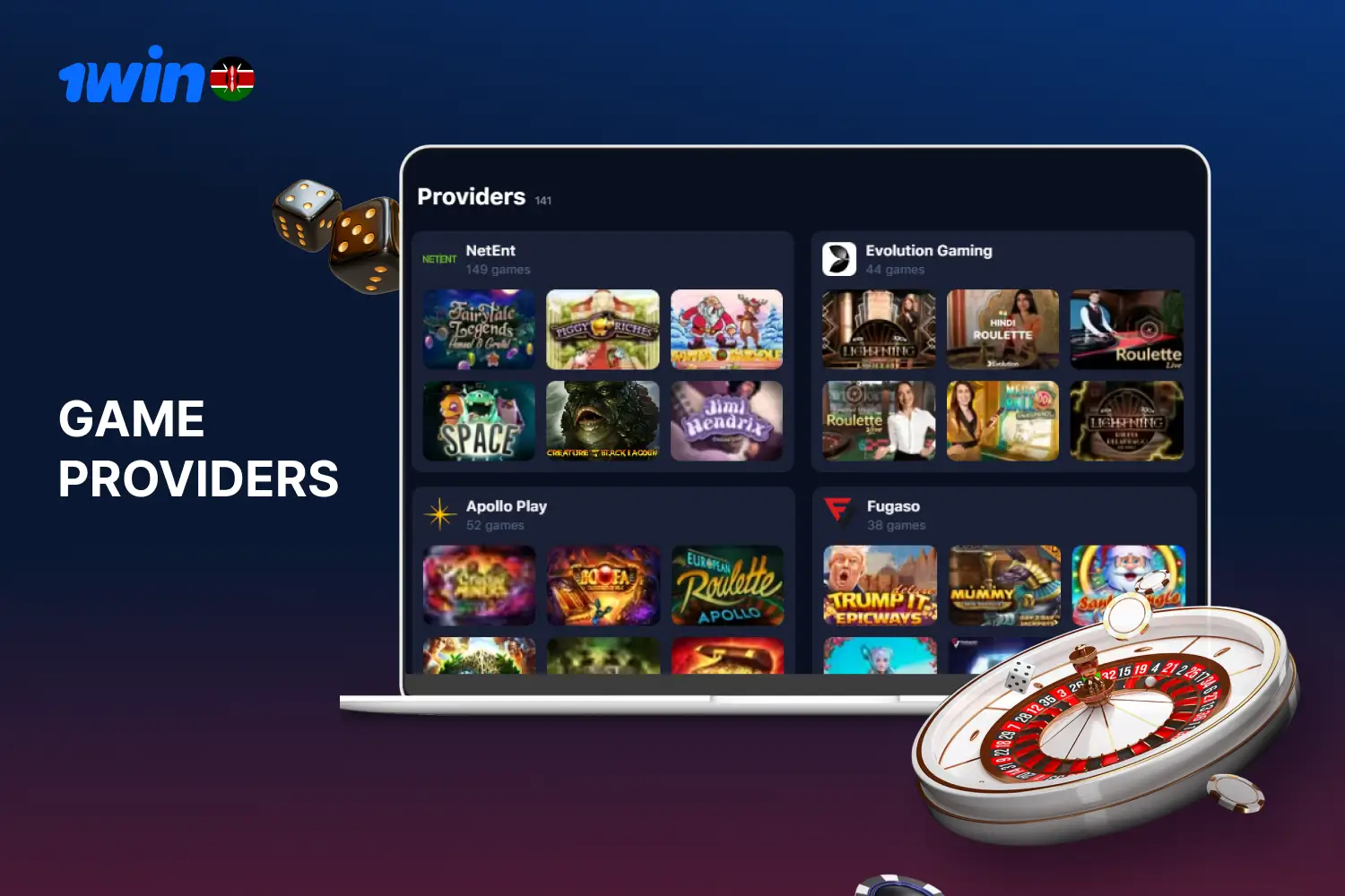 1win casino partners with more than 150 gaming providers to create the best gaming experience for users