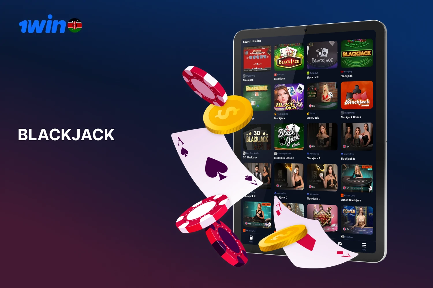 At 1win Casino, Kenyans have the option of playing blackjack against a computerised opponent or in real time against a live dealer