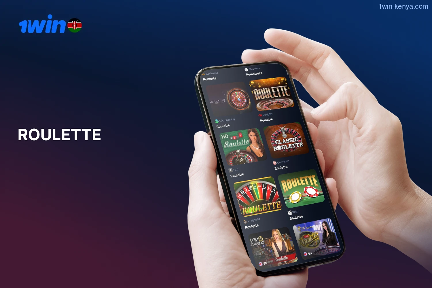 At the 1win website, players from Kenya can enjoy playing roulette for real money both at the table and online